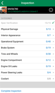 Fleet Maintenance Inspection