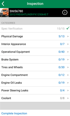 Fleet Maintenance Inspections