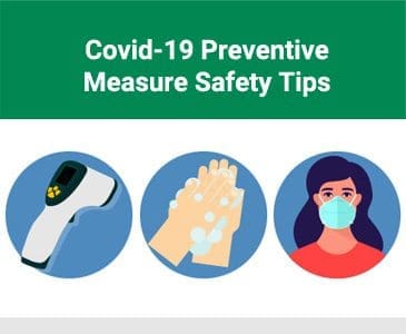 Three covid-19 Preventative Measure Safety Tips