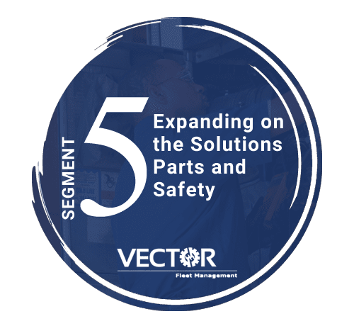 Segment 5, Expanding on the solutions parts and safety with Vector logo