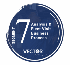 Segment 7, analysis & fleet visit business process with Vector logo