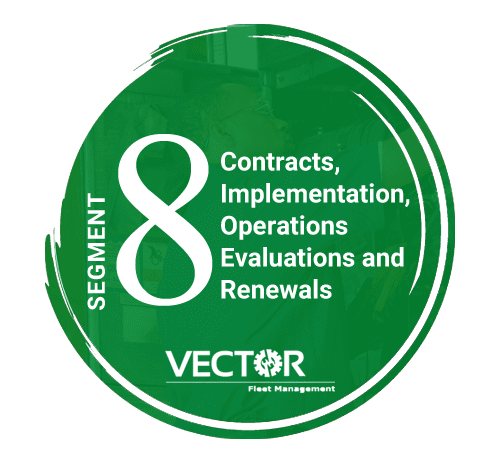 Segment 8, Contracts, implementation, operations, evaluations and renewals with Vector logo