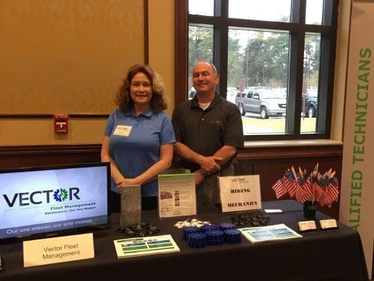 Two Vector employees from the recruitment team